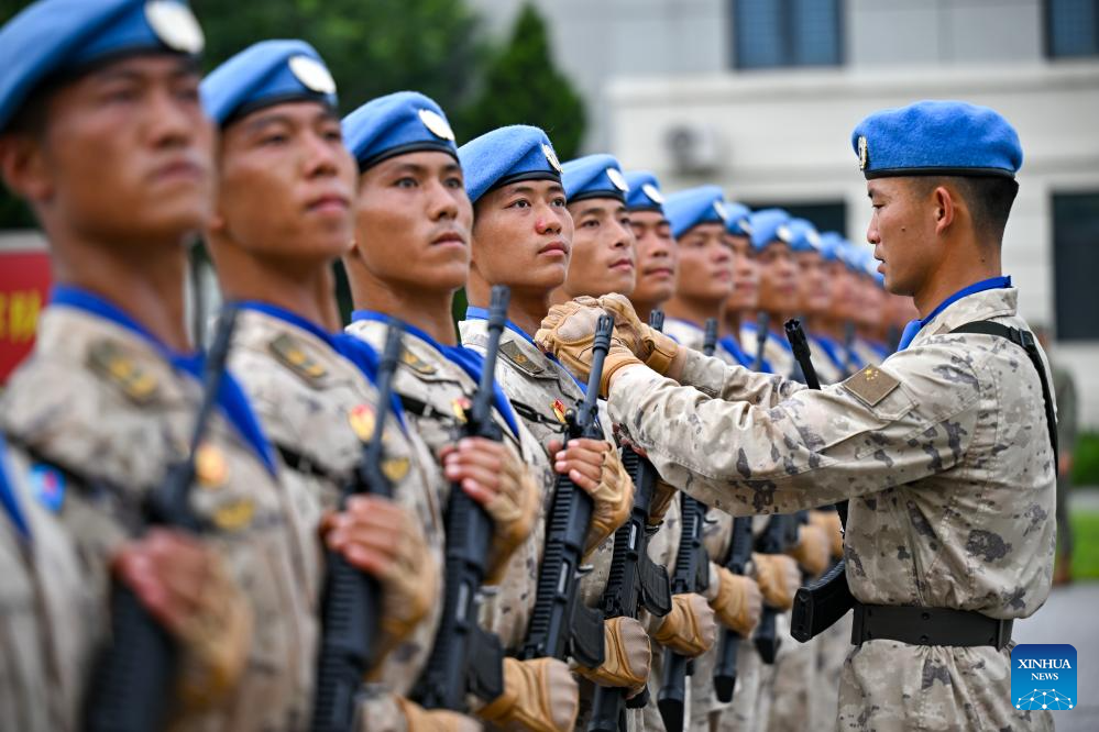 Participants busy preparing for upcoming V-Day military parade in Beijing