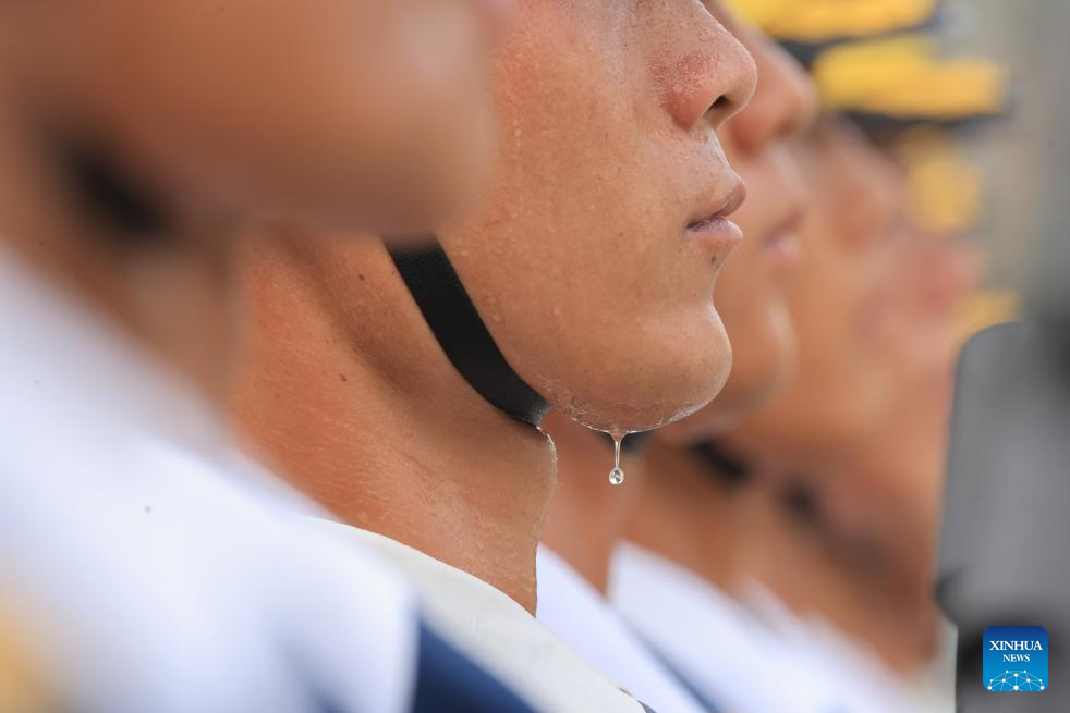Participants busy preparing for upcoming V-Day military parade in Beijing