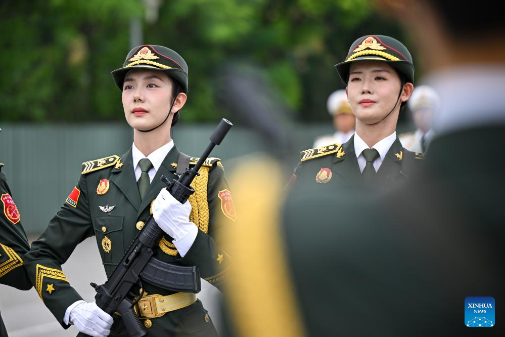 Participants busy preparing for upcoming V-Day military parade in Beijing
