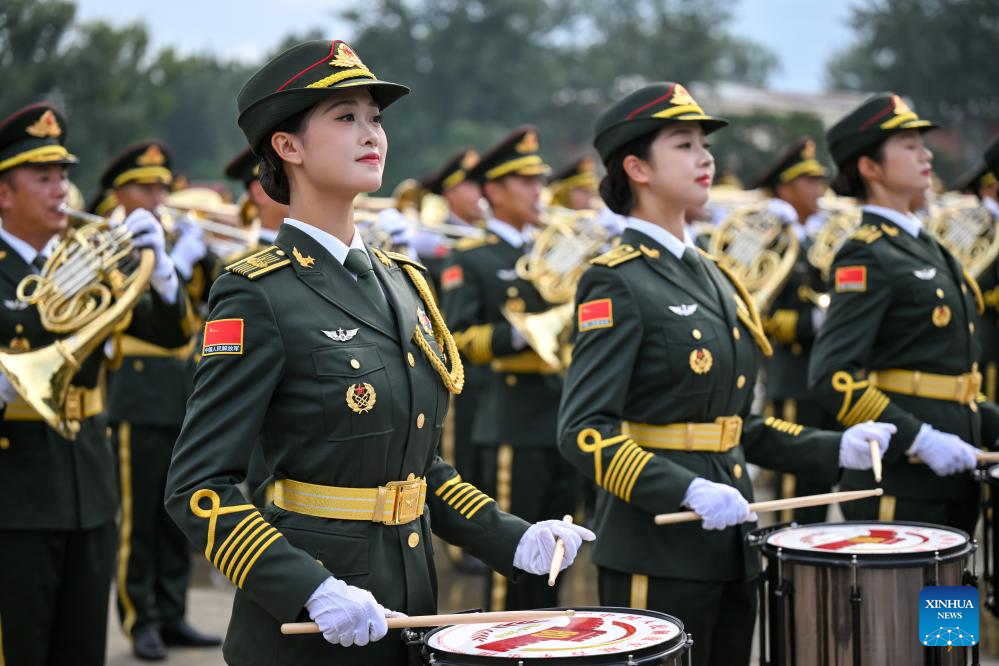 Participants busy preparing for upcoming V-Day military parade in Beijing