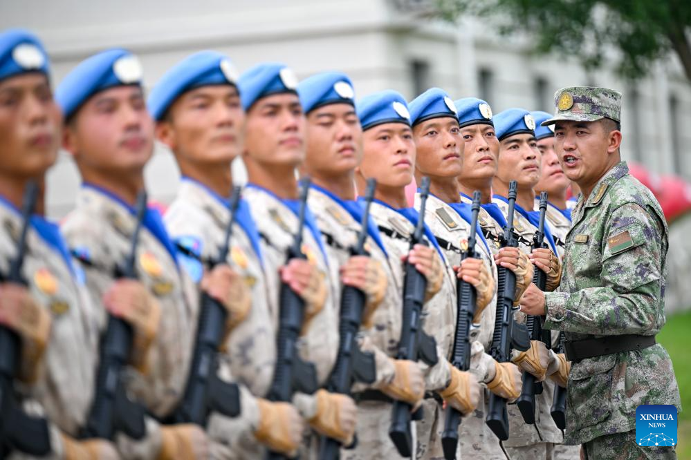 Participants busy preparing for upcoming V-Day military parade in Beijing
