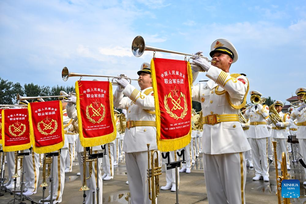 Participants busy preparing for upcoming V-Day military parade in Beijing