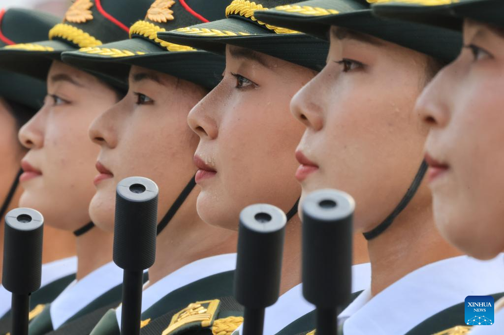 Participants busy preparing for upcoming V-Day military parade in Beijing