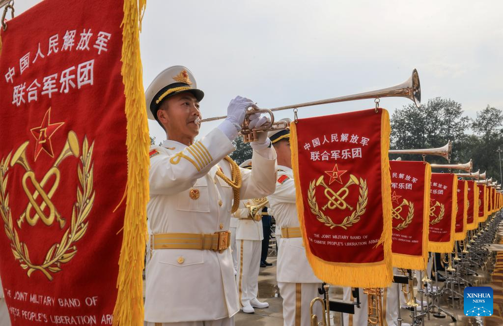 Participants busy preparing for upcoming V-Day military parade in Beijing