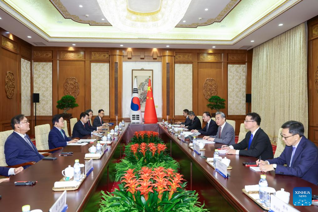 Chinese FM meets special envoy of ROK president