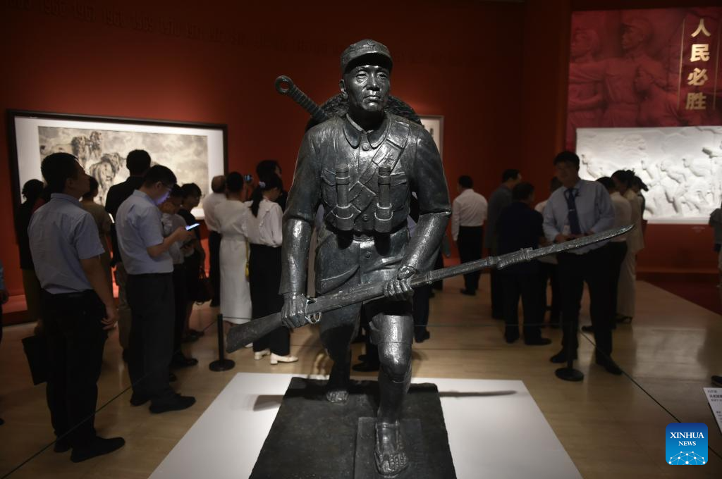 Exhibition marking 80th anniversary of victory against Japanese aggression, fascism launched in Beijing