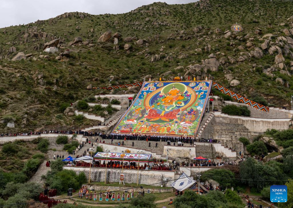 China's Xizang celebrates traditional Yogurt Festival