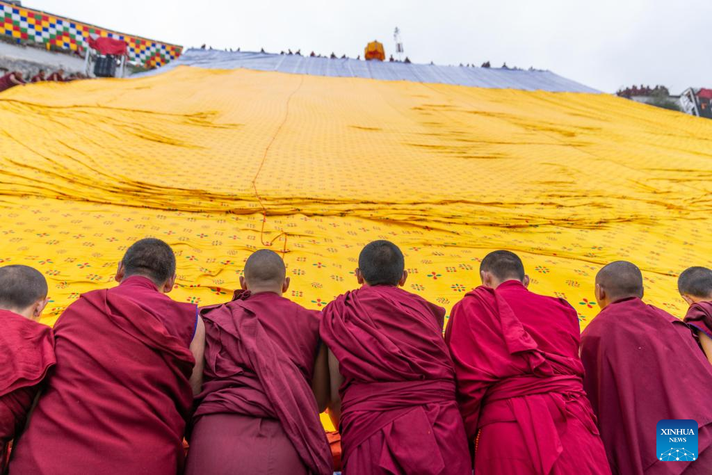China's Xizang celebrates traditional Yogurt Festival