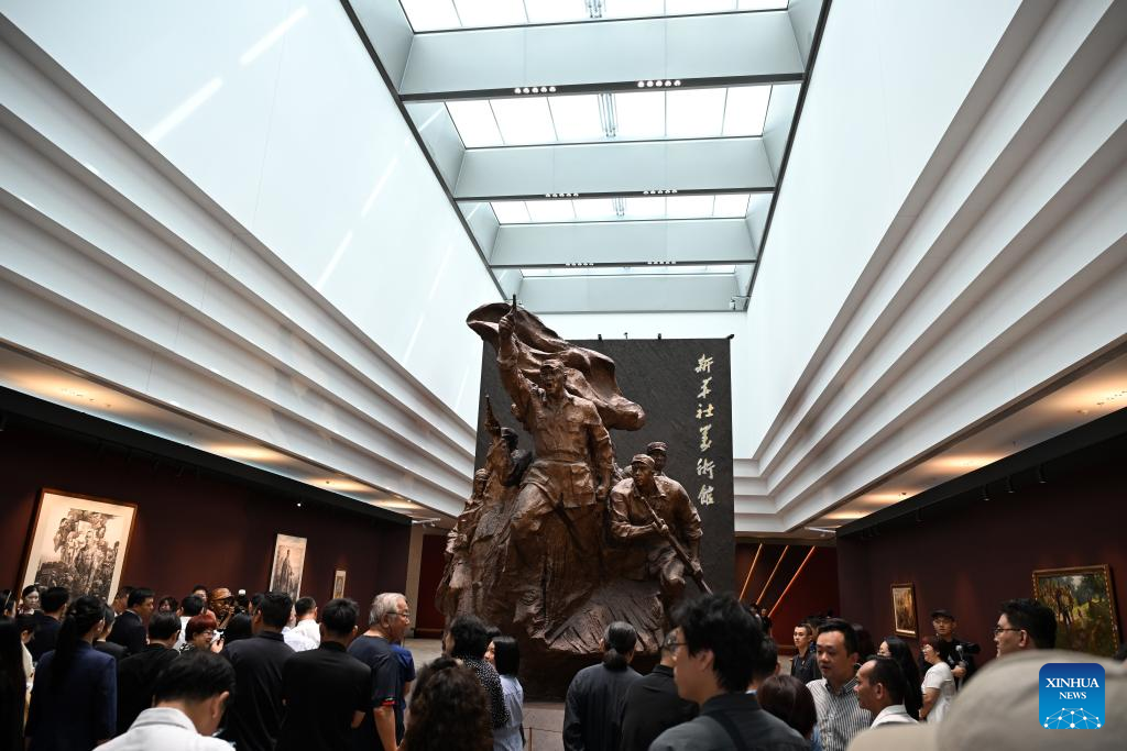 Art exhibition opens highlighting war against Japanese aggression