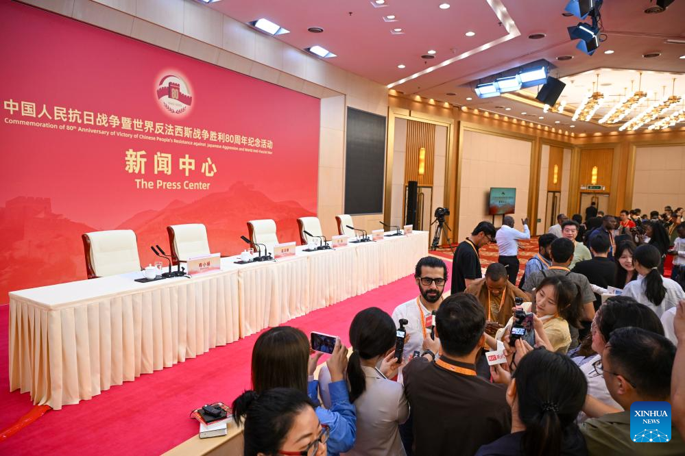 Media center for victory anniversary events opens in Beijing
