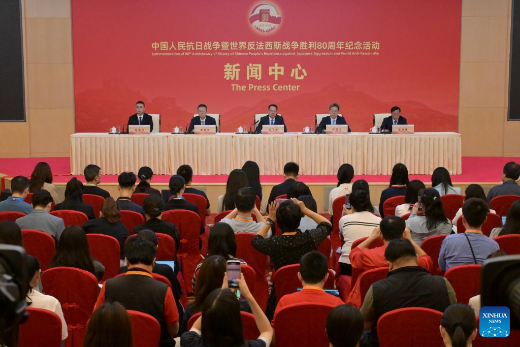 China holds 3rd press briefing on victory anniversary events