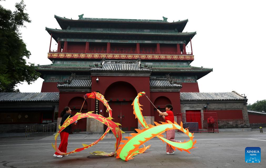 Sunrise scenery in Beijing
