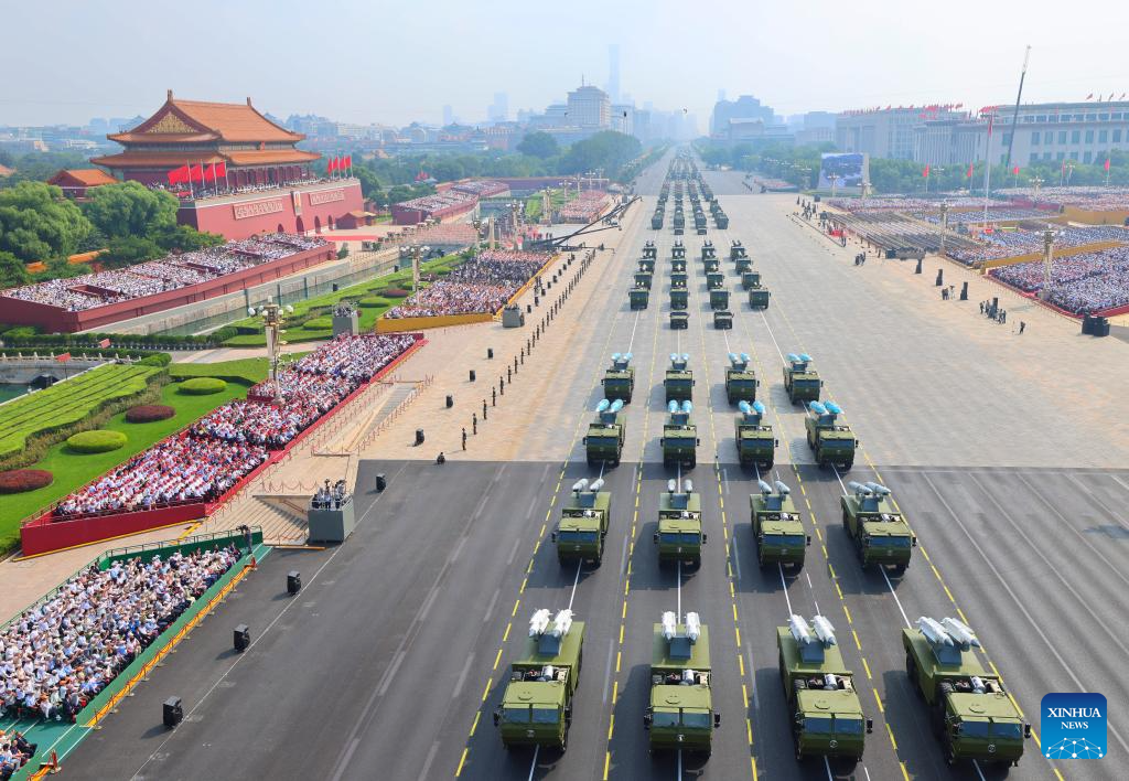 Highlights of China's V-Day parade