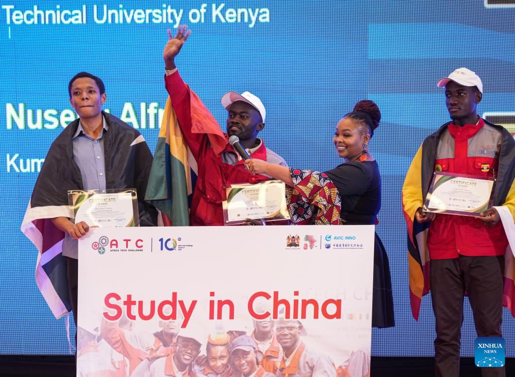 Feature: Chinese-funded tech challenge inspires African youth to pursue excellence