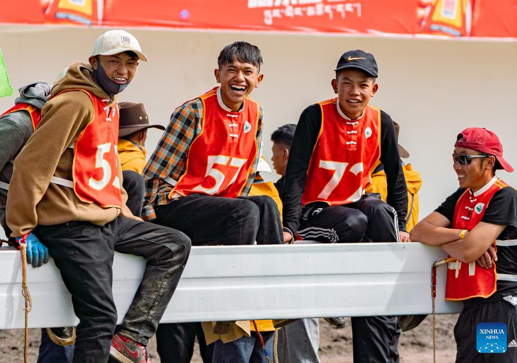 A glimpse of traditional horse racing festival in Nagqu, China's Xizang