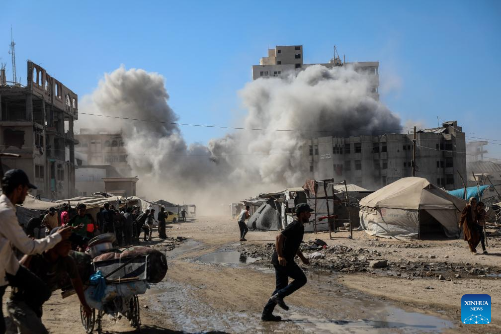 Israel intensifies strikes on Gaza City, demolishes office building
