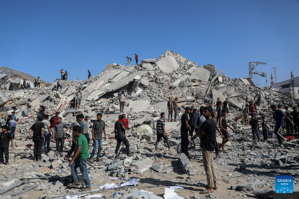 Israel intensifies strikes on Gaza City, demolishes office building