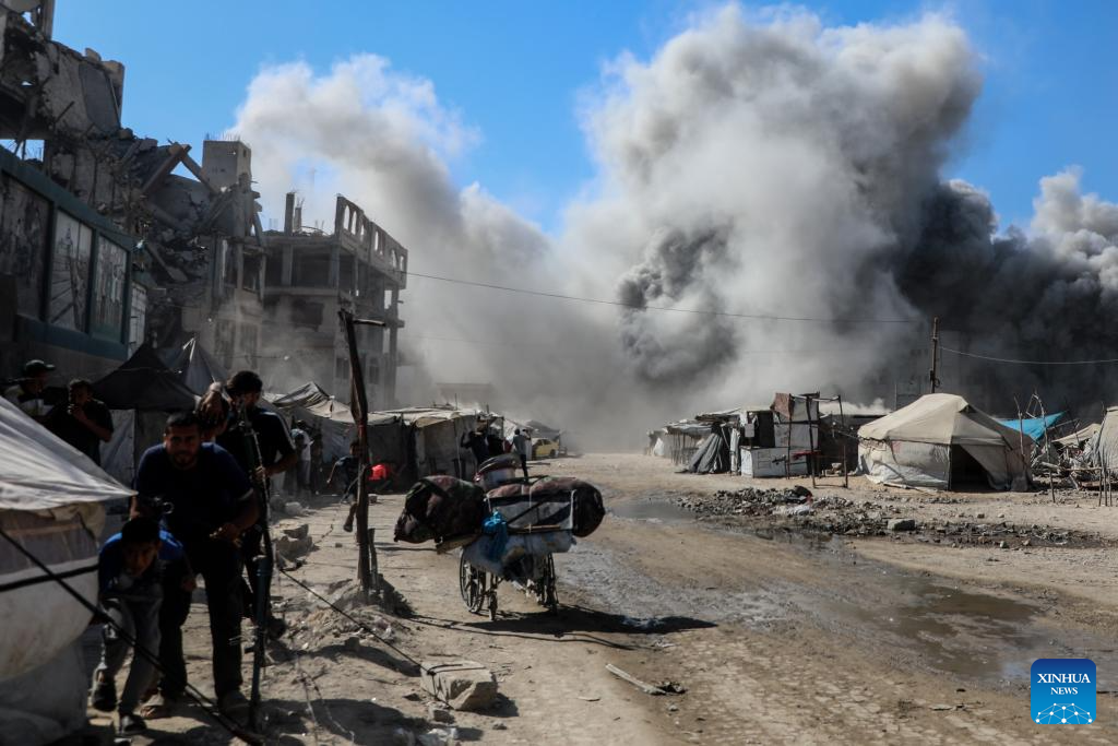 Israel intensifies strikes on Gaza City, demolishes office building
