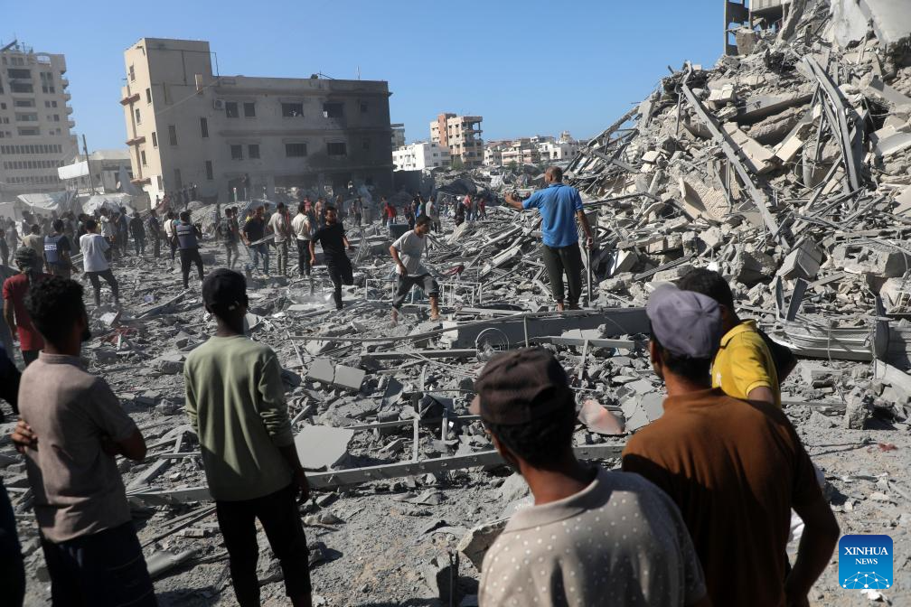 Israel intensifies strikes on Gaza City, demolishes office building