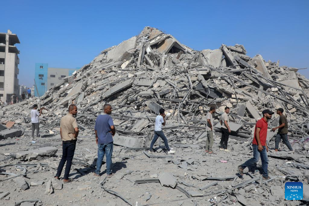Israel intensifies strikes on Gaza City, demolishes office building