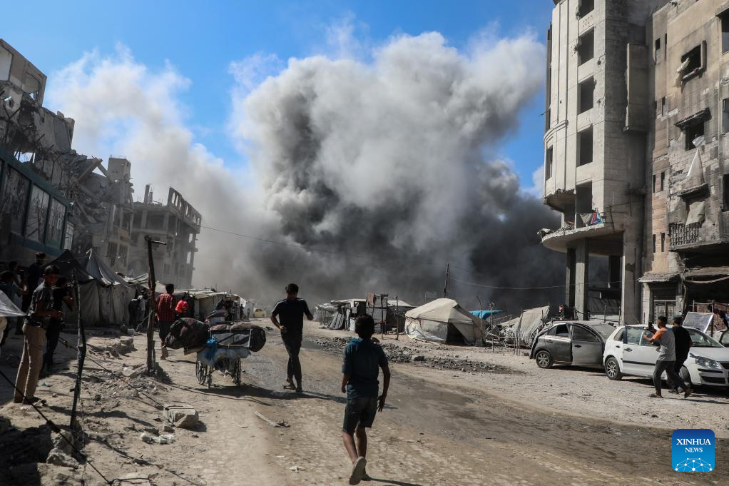 Israel intensifies strikes on Gaza City, demolishes office building