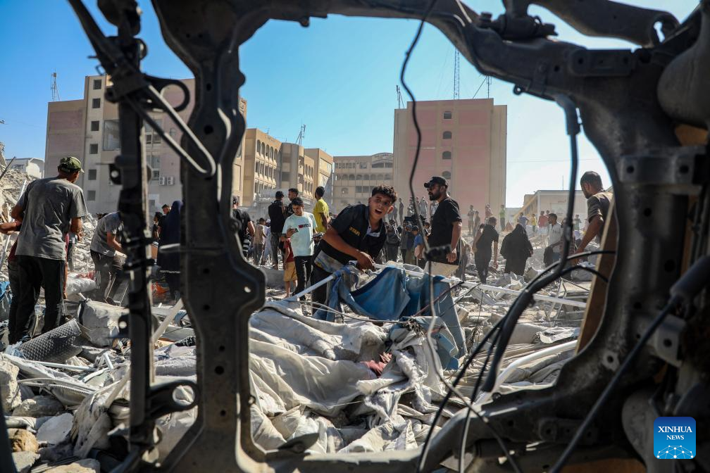 Israel intensifies strikes on Gaza City, demolishes office building
