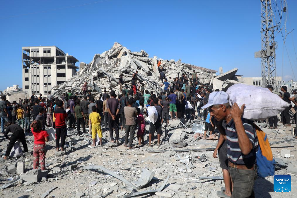 Israel intensifies strikes on Gaza City, demolishes office building
