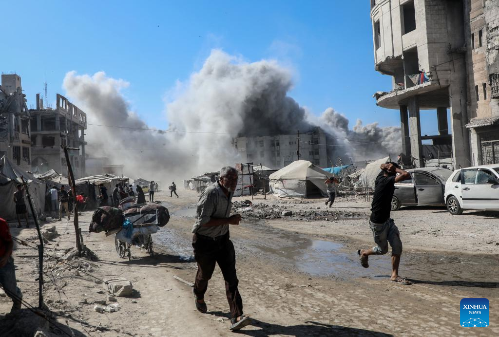 Israel intensifies strikes on Gaza City, demolishes office building