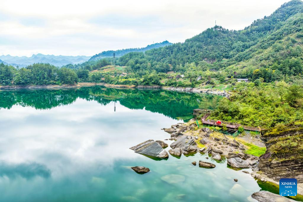 Scenery of Xiaonanhai wetland nature reserve in China's Chongqing