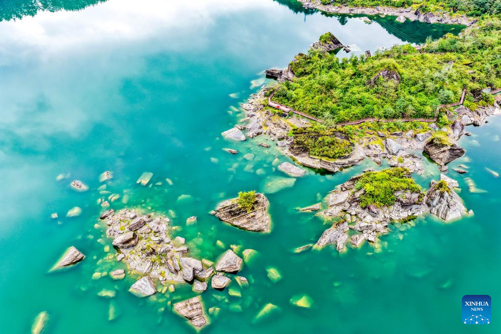 Scenery of Xiaonanhai wetland nature reserve in China's Chongqing