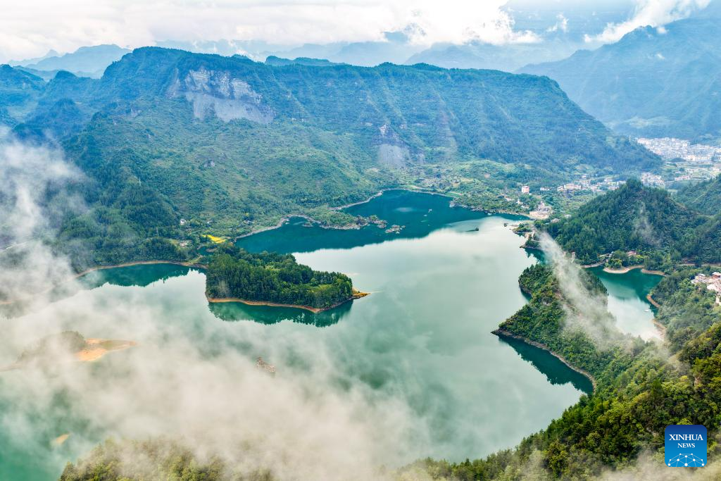 Scenery of Xiaonanhai wetland nature reserve in China's Chongqing