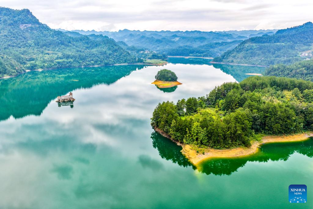 Scenery of Xiaonanhai wetland nature reserve in China's Chongqing