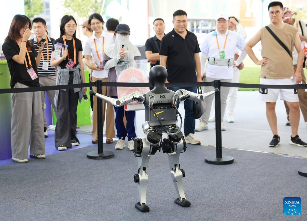High-tech products exhibited at CIFTIS in Beijing
