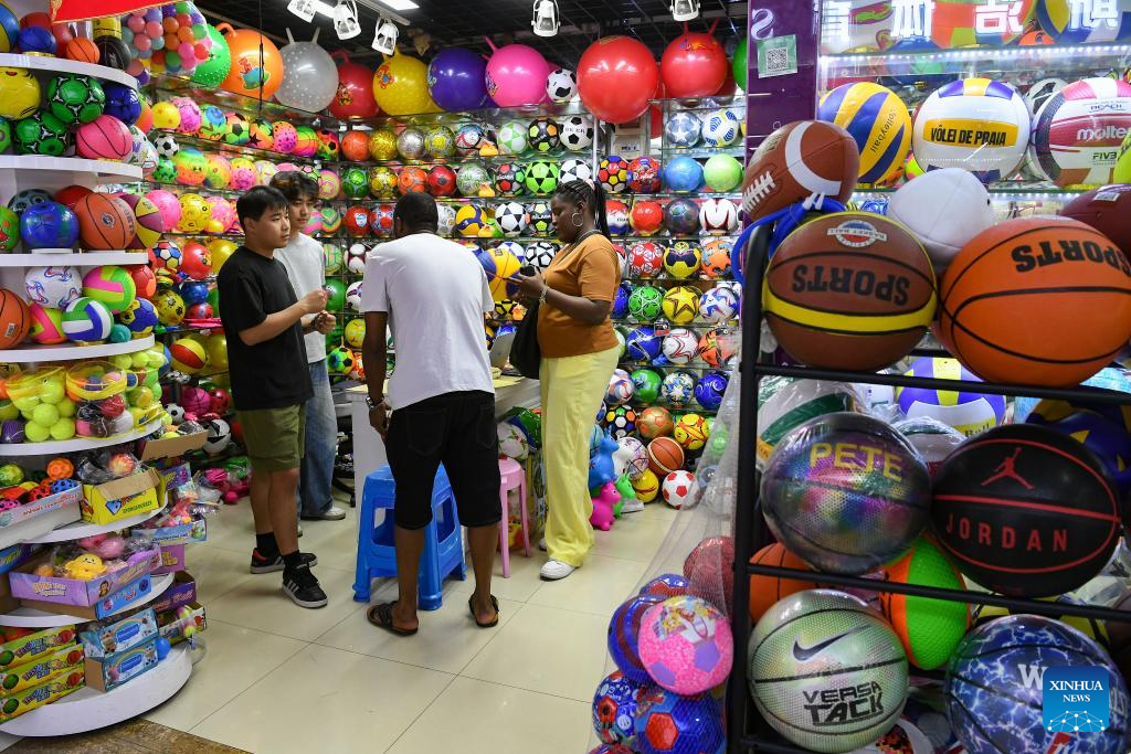 China's Yiwu sees surge in orders for sports products