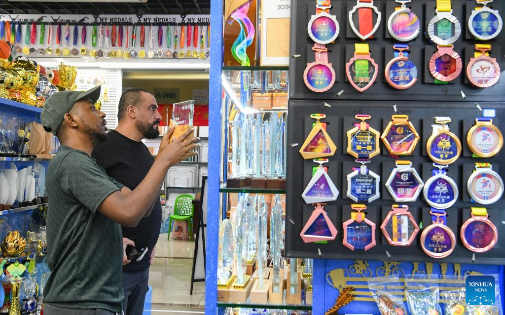 China's Yiwu sees surge in orders for sports products