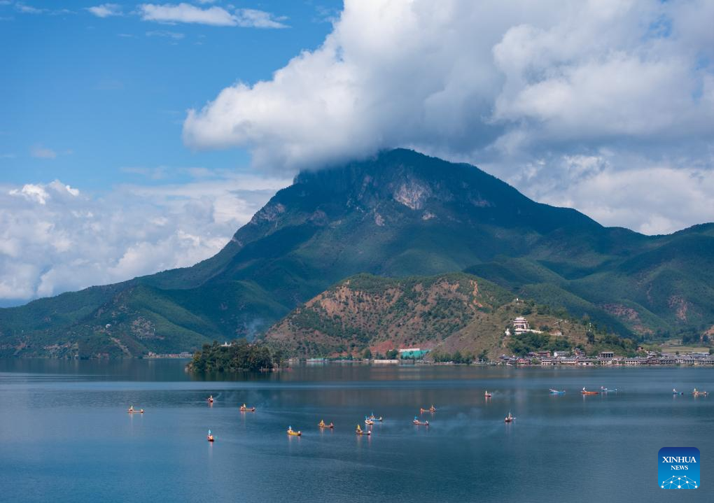 First mountain and lake circling festival of Lugu Lake kicks off in China's Sichuan