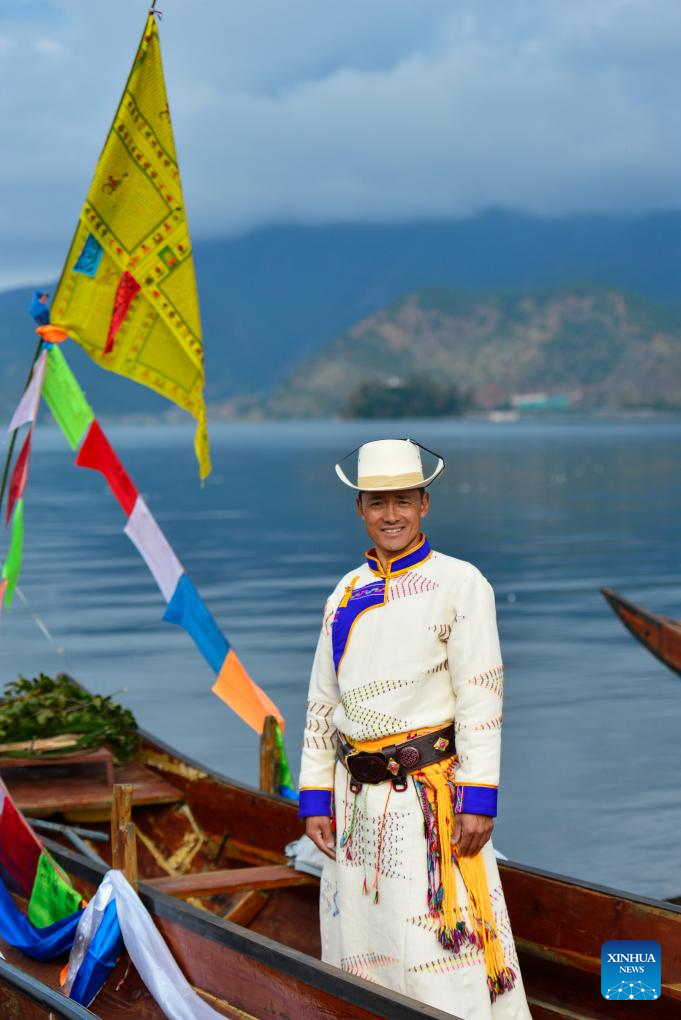 First mountain and lake circling festival of Lugu Lake kicks off in China's Sichuan