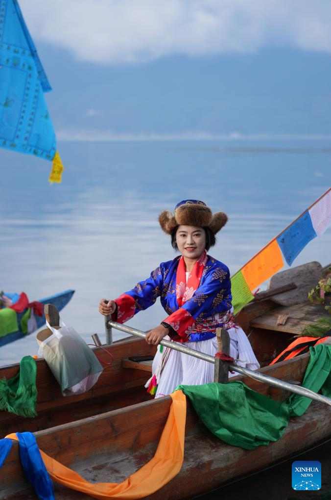 First mountain and lake circling festival of Lugu Lake kicks off in China's Sichuan