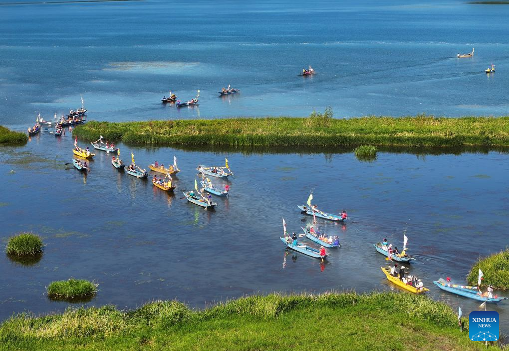 First mountain and lake circling festival of Lugu Lake kicks off in China's Sichuan
