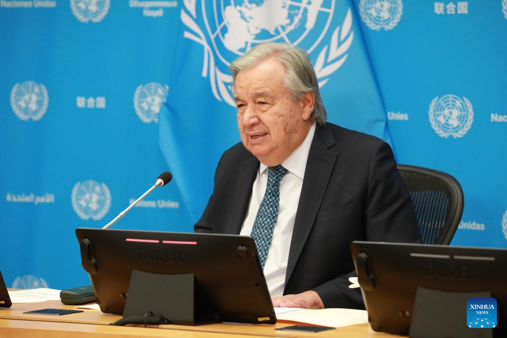 Global initiatives proposed by China totally compatible with UN Charter: UN chief