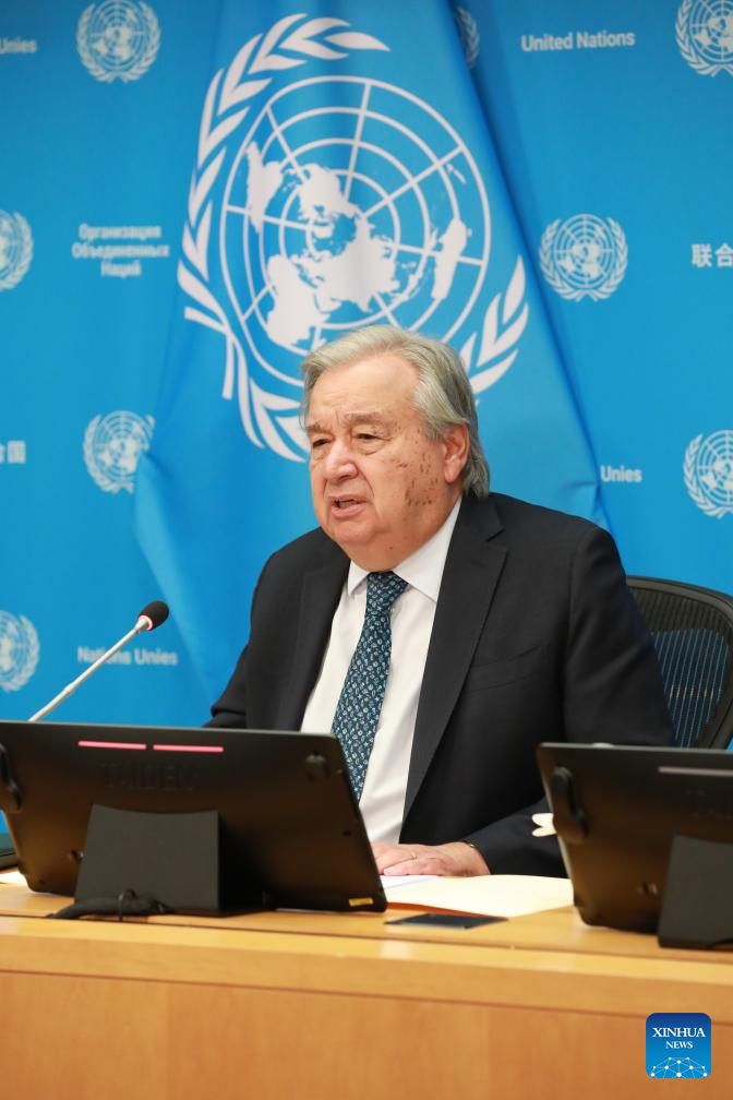 Global initiatives proposed by China totally compatible with UN Charter: UN chief