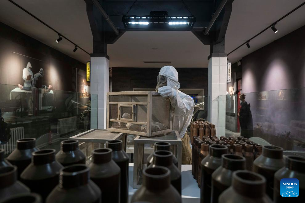Special exhibition on shooting process of film about Unit 731 opens in China's Harbin