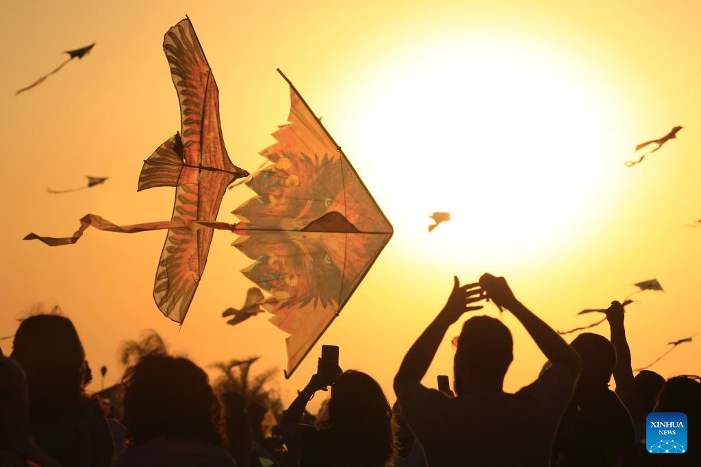 In pics: kite festival in town of Zrarieh, Lebanon