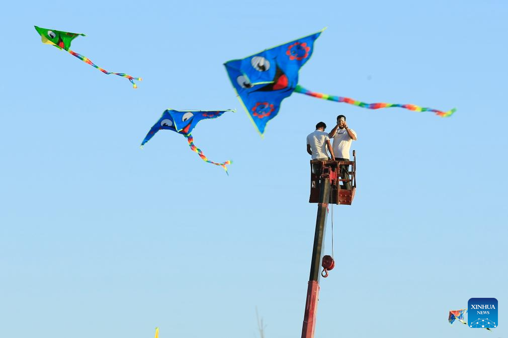 In pics: kite festival in town of Zrarieh, Lebanon