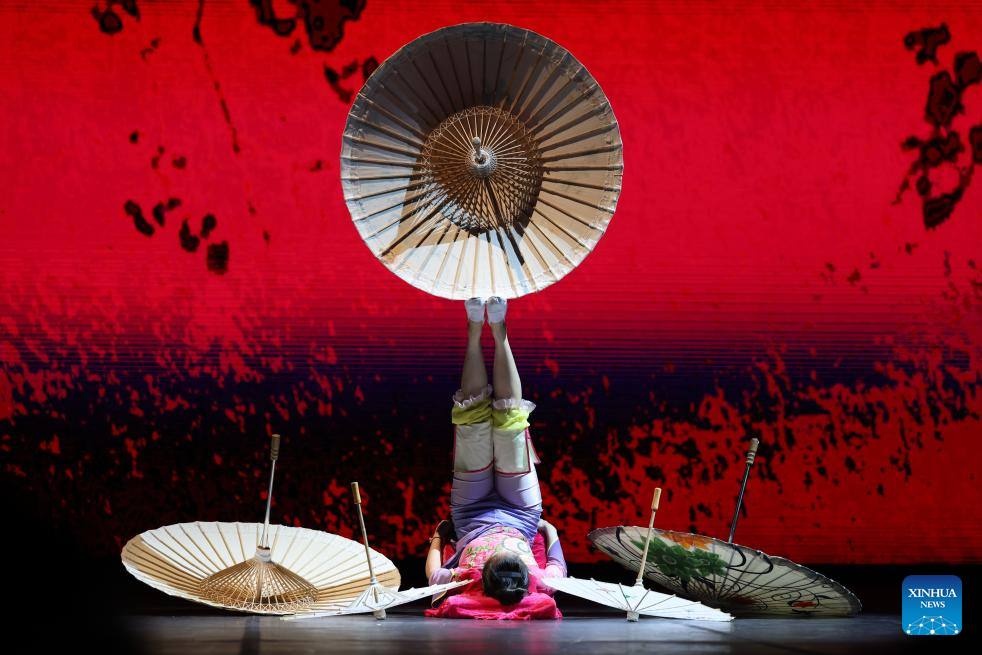 Chinese art troupe performs in Manama, Bahrain