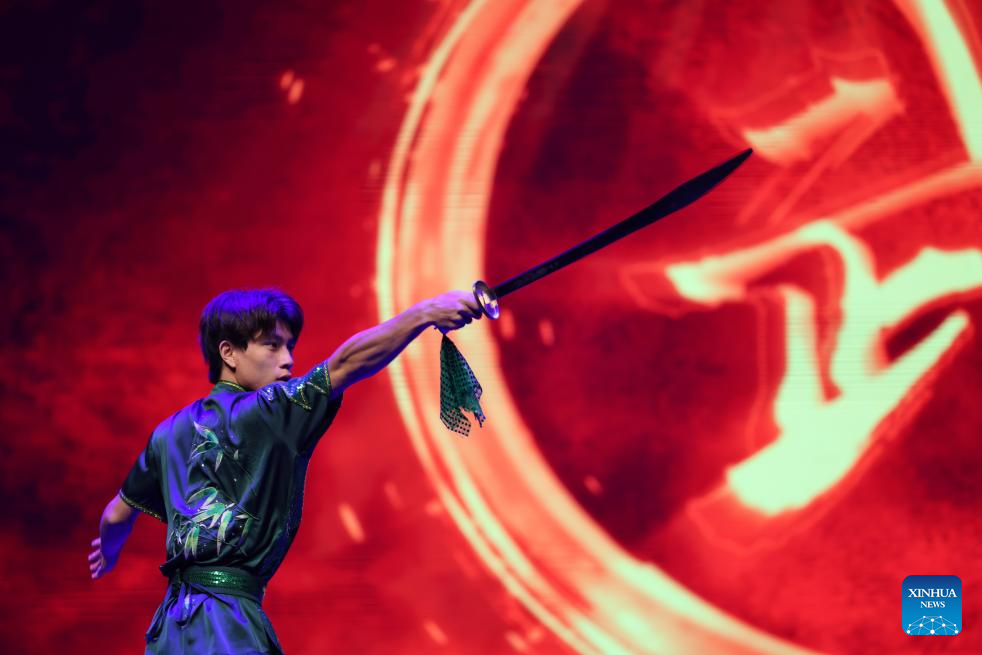Chinese art troupe performs in Manama, Bahrain