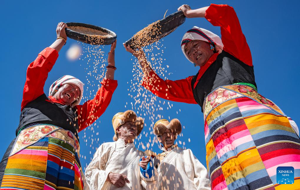 Farmers' harvest festival marked in China's Xizang