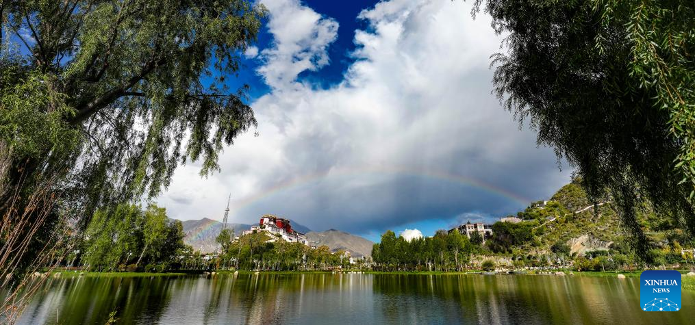 View of Potala Palace in China's Xizang