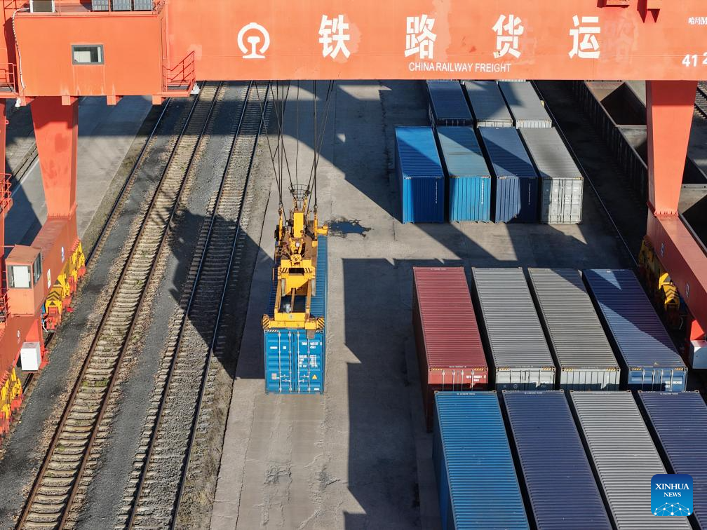Upgrade of railway linking Suifenhe, China-Russia border completed