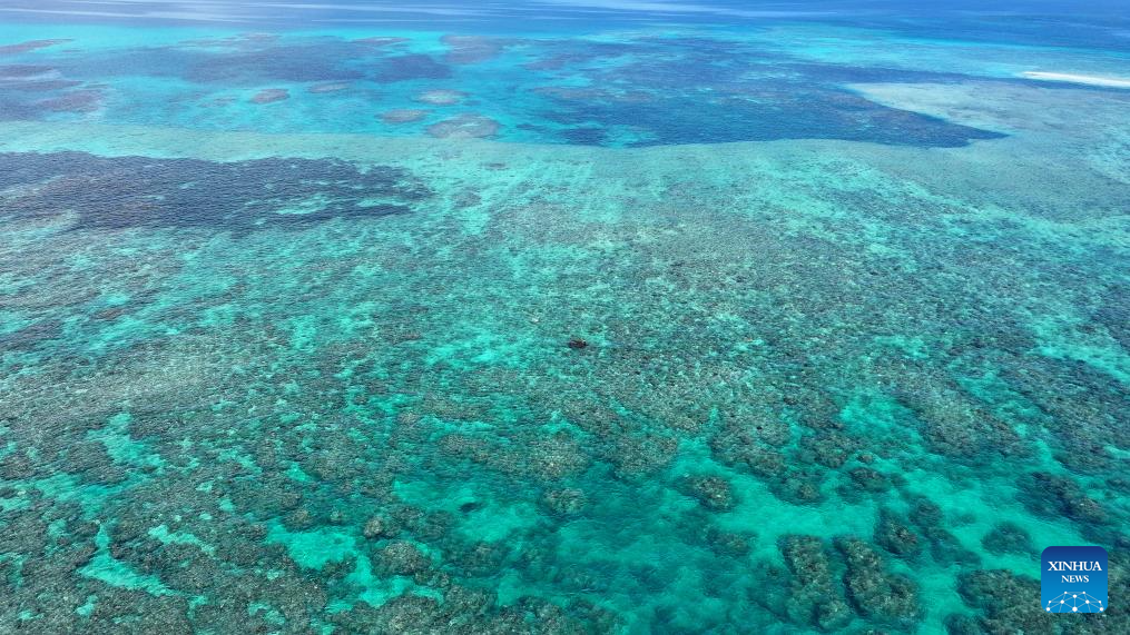View of China's Huangyan Dao national nature reserve in South China Sea